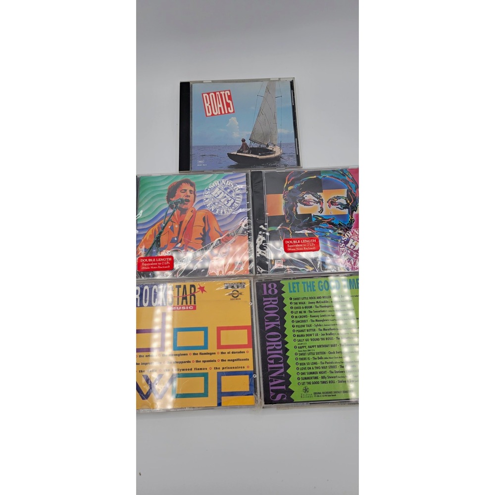 Time Life Music Various Artists Lot of 5 Pop/Rock Compilation CDs Jewel Case Vtg